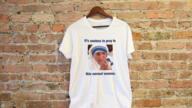 Illustration for article titled 7 Of My Most Prized T-Shirts That No Longer Make Sense If Mother Teresa Is A Saint